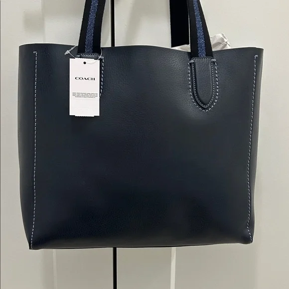 Coach (NWT) Derby Tote in Midnight Navy - Picture 10 of 13